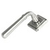From The Anvil Satin Stainless Steel Door Handles on Square Rose - Newbury Range 