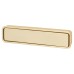 Exel Frome Rectangular Flush Cabinet Pull Handle - 99 x 24mm - Satin Brass