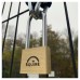 Squire Lion Open Long Shackle Padlock - 50mm Body - 65 x 28mm Shackle - Brass