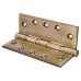 Performance Ball Bearing Butt Door Hinge - 127 x 89 x 4mm - Antique Brass - Pair