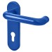 Hoppe AR600/23 Cobalt Blue Nylon Steel Core Euro Lock Door Handle - 72mm c/c - Paris Range