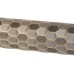 Exel Antique Brass Honeycomb Door Handles on Round Rose - Cara Range 