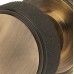 Hampstead Riley Knurled Mortice Door Knob - 62mm Rose Diameter - Antique Brass