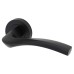 Serozzetta by Carlisle Brass Sines Latch Door Handle on Rose Ultimate Door Kit - Matt Black
