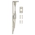 Exel Lever Action Flush Bolt - 200 x 20mm - Satin Stainless Steel