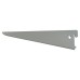 Exel Twin Slot Shelf Bracket - 220mm Length - Silver
