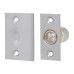 Bales Roller Ball Catch - 25 x 54mm Faceplate - Satin Chrome Plated