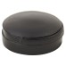 TIMCO Hinged Screw Cup and Cover - 13mm Diameter - Black - Pack of 100