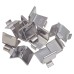Exel Heavy Duty Flat Bookcase Clip - Chrome Plated - Pack of 10