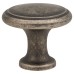 Olde Forge Thorpe Round Cabinet Knob - 30mm Diameter - Antique Pewter