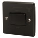 Eurolite Enhance Decorative 6A 1 Gang Triple Pole Fan Isolator - Matt Black with Black Inserts