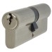 Exel 5 Pin 80mm Euro Double Cylinder - 40 + 40mm - Polished Nickel - Keyed to Differ