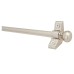 Exel Stair Rod with Round Bulb Finials - 900mm Length - Polished Nickel