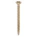 TIMCO Solo Chippy Pozi Countersunk Wood Screws - 3.5 x 40mm - Yellow Zinc - Pack of 200