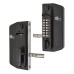 Borg BL3100 External Marine Grade ECP Push Button Gate Code Lock - Key Override - Holdback - Black