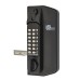 Borg BL3100 External Marine Grade ECP Push Button Gate Code Lock - Key Override - Holdback - Black