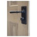 From The Anvil Aged Bronze Bathroom Door Handle - Newbury Range - 152 x 50mm