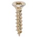 TIMCO Solo Chippy Pozi Countersunk Wood Screws - 3.0 x 15mm - Yellow Zinc - Pack of 200