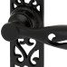 Olde Forge Antique Black Cottage Keyhole Lock Door Handle - 134 x 38mm
