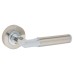 Serozzetta by Carlisle Brass Belas Latch Door Handle on Rose Ultimate Door Kit - Nickel/Chrome