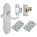 Exel Victorian Summer Latch Door Handle Kit - Polished Chrome