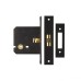 Jedo Sliding Door Bathroom Lock - 76mm Case - 56mm Backset - Matt Black