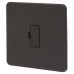 Knightsbridge 13A 1 Gang Screwless Flat Plate Unswitched Fused Spur - Smoked Bronze