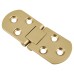 Counter Flap Cabinet Hinge - 80 x 30 x 2.5mm - Polished Brass - Pair
