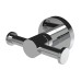 Fitzroy of London Style Double Robe Hook - 70 x 95 x 55mm - Polished Chrome