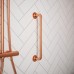 Rothley 25mm Steel Grab Rail - 457mm Length - Polished Copper