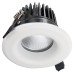 Integral LED Lux Fire 12W IP65 Fire Rated 55° LED Dimmable Fixed Downlight - 4000K - White