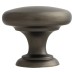 Crofts & Assinder Monmouth Round Cabinet Knob - 38mm Diameter - Brushed Iron