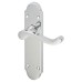Exel Polished Chrome Victorian Summer Scroll Latch Door Handle - 168 x 40mm