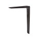 Exel Aluminium Shelf Bracket - 150 x 200mm - Black