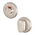 Hampstead Bathroom Turn & Release with Indicator - 50mm Diameter - Satin Stainless Steel