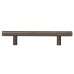 Exel 12mm T-Bar Cabinet Pull Handle - 96mm Centres - Brushed Pewter Effect