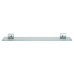 Croydex Chester Glass Shelf - 590 x 132.5mm - Polished Chrome