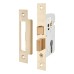 Exel Contract Euro Profile Sashlock - 65mm Case - 44mm Backset - Polished Brass