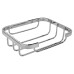 Croydex Wirework Small Shower Soap Dish Basket - 35 x 130 x 100mm - Stainless Steel