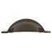Crofts & Assinder Monmouth Square Cabinet Cup Handle - 64mm Centres - American Bronze