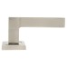 Exel Satin Nickel Door Handles on Square Rose - Dita Range 