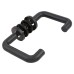 Hoppe AR600/20 Anthracite Grey Nylon Steel Core Safety Door Handle on Rose - Paris Range 