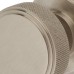 Hampstead Riley Knurled Mortice Door Knob - 62mm Rose Diameter - Satin Nickel