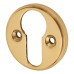 Exel Escutcheon - 40mm Diameter - Euro - Polished Brass