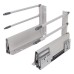 FVG Innobox Soft Close Drawer Pack - Includes 2 x Pairs of Rods - (H) 204mm x (D) 350mm - Grey