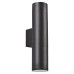 Forum Zink Morro Outdoor Up & Down Wall Light - IP44 - Black 