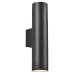 Forum Zink Morro Outdoor Up & Down Wall Light - IP44 - Black 