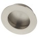 Exel Circular Flush Cabinet Pull Handle - 65mm Diameter - Polished Stainless Steel