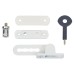 Yale Child Safety Window Restrictor - 85 x 70 x 18mm - White - Pack of 1 with 1 Key 