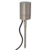 Forum Zink Leto 35W Wall and Ground Spike Garden Light - IP44 - Stainless Steel